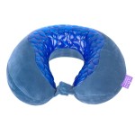 VIAGGI Cooling Gel Silicon Travel Neck Pillow - Blue